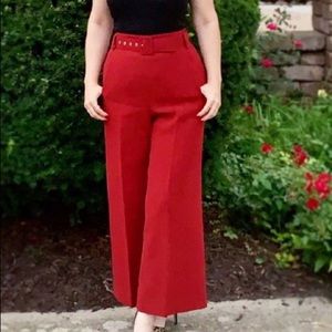 BOSS HIGH WAITED WIDE PANTS